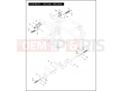 FOOTRESTS - VRSCAW, VRSCAWA - Harley-Davidson VRSCAW W/ABS - VRSCAWA 105 2008