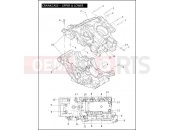 Harley-Davidson 2008 VRSC VRSCDA NIGHT ROD W/ABS  - VRSCDA CRANKCASE - UPPER & LOWER