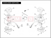 Harley-Davidson 2007 CVO/CUSTOM CVO DYNA  - FXDSE HANDLEBAR SWITCHES