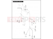 Harley-Davidson 2007 CVO/CUSTOM CVO SOFTAIL SPRINGER  - FXSTSSE MAIN WIRING HARNESS (CONTINUED)