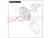 Harley-Davidson 2007 DYNA DYNA SUPER GLIDE  - FXD FRONT WHEEL - CAST