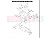 Harley-Davidson 2007 DYNA DYNA WIDE GLIDE  - FXDWG REAR FORK, DEBRIS DEFLECTOR, BELT GUARD