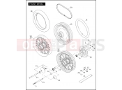 Harley-Davidson 2007 SOFTAIL HERITAGE SOFTAIL CLASSIC  - FLSTC FRONT WHEEL (2 OF 2)