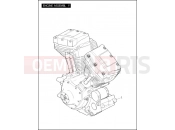 Harley-Davidson 2007 SOFTAIL SPRINGER CLASSIC  - FLSTSC ENGINE ASSEMBLY - TWIN CAM 96â¢