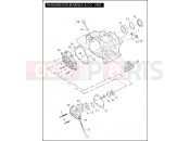 Harley-Davidson 2007 TOURING ROAD KING CLASSIC  - FLHRC TRANSMISSION BEARINGS & COVERS