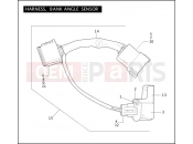 Harley-Davidson 2007 TOURING ROAD KING CUSTOM  - FLHRS HARNESS, BANK ANGLE SENSOR