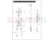 Harley-Davidson 2007 VRSC VRSCD NIGHT ROD  - VRSCD FRONT FORK - VRSCA, VRSCD, VRSCDX, VRSCX