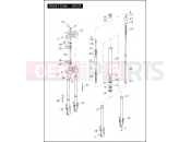Harley-Davidson 2007 VRSC VRSCD NIGHT ROD  - VRSCD FRONT FORK - VRSCR