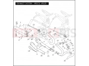 Harley-Davidson 2007 VRSC VRSCDX NIGHT ROD SPECIAL  - VRSCDX EXHAUST SYSTEM - VRSCD, VRSCR