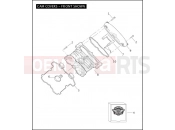 Harley-Davidson 2006 CVO/CUSTOM CVO V-ROD  - VRSCSE2 CAM COVERS - FRONT SHOWN