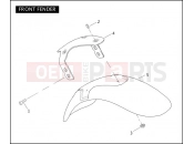 Harley-Davidson 2006 CVO/CUSTOM CVO V-ROD  - VRSCSE2 FRONT FENDER