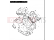 Harley-Davidson 2006 CVO/CUSTOM CVO VR DESTROYER  - VRXSE ENGINE ASSEMBLY - COMPLETE