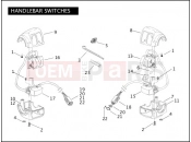 Harley-Davidson 2006 DYNA DYNA 35TH ANV SUPER GLIDE  - FXD35 HANDLEBAR SWITCHES