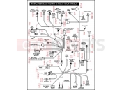 Harley-Davidson 2006 DYNA DYNA STREET BOB  - FXDBI WIRING HARNESS, FXDWGI & FXD35 (CONTINUED)