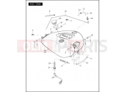 Harley-Davidson 2006 DYNA DYNA WIDE GLIDE  - FXDWGI FUEL TANK