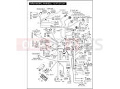 Harley-Davidson 2006 TOURING ROAD KING CLASSIC  - FLHRCI MAIN WIRING HARNESS, FLHT & FLHX (3 OF 3)