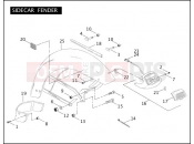 Harley-Davidson 2006 TOURING ULTRA CLASSIC  - FLHTCUI SIDECAR FENDER