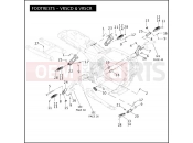 Harley-Davidson 2006 VRSC VRSCA V-ROD  - VRSCA FOOTRESTS - VRSCD & VRSCR