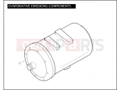 Harley-Davidson 2005 CVO/CUSTOM CVO FAT BOY  - FLSTFSE EVAPORATIVE EMISSIONS COMPONENTS