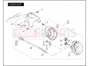 Harley-Davidson 2005 CVO/CUSTOM CVO V-ROD  - VRSCSE HEADLIGHT