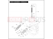 Harley-Davidson 2005 DYNA DYNA SUPER GLIDE  - FXDI SHOCK ABSORBERS - HYDRAULIC
