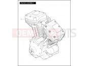 Harley-Davidson 2005 DYNA DYNA WIDE GLIDE  - FXDWGI ENGINE ASSEMBLY - TWIN CAM 88â¢