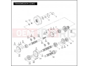 Harley-Davidson 2005 DYNA DYNA WIDE GLIDE  - FXDWGI TRANSMISSION GEARS