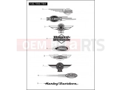 HARLEY-DAVIDSON HERITAGE SOFTAIL CLASSIC  - FLSTCI FUEL TANK TRIM