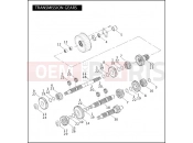 HARLEY-DAVIDSON HERITAGE SOFTAIL CLASSIC  - FLSTCI TRANSMISSION GEARS