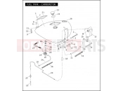 Harley-Davidson 2005 SOFTAIL FAT BOY  - FLSTF FUEL TANK - CARBURETOR