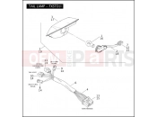 Harley-Davidson 2005 SOFTAIL FAT BOY ANV  - FLSTFI-ANN TAIL LAMP - FXSTD/I