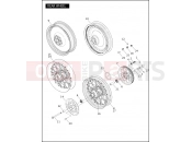Harley-Davidson 2005 SOFTAIL NIGHT TRAIN  - FXSTB REAR WHEEL