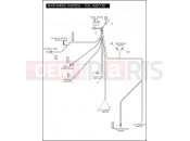 Harley-Davidson 2005 SOFTAIL NIGHT TRAIN  - FXSTB WIRING HARNESS, MAIN - FUEL INJECTED (2 OF 2)