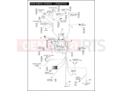 Harley-Davidson 2005 SOFTAIL NIGHT TRAIN  - FXSTB WIRING HARNESS, MAIN-CARBURETED (1 OF 2)