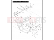 Harley-Davidson 2005 TOURING ROAD KING  - FLHR FRAME, REAR FORK & JIFFY STAND (2 OF 2)
