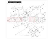 Harley-Davidson 2005 TOURING ROAD KING  - FLHRI INNER FAIRING - FLTRI
