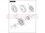 Harley-Davidson 2005 TOURING ROAD KING  - FLHRI REAR WHEEL