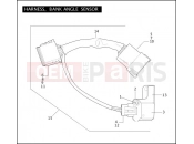 Harley-Davidson 2005 TOURING ELECTRA GLIDE STANDARD  - FLHT HARNESS, BANK ANGLE SENSOR