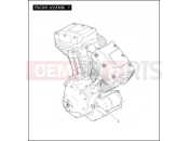 Harley-Davidson 2005 TOURING ELECTRA GLIDE CLASSIC  - FLHTC ENGINE ASSEMBLY - TWIN CAM 88â¢