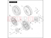Harley-Davidson 2005 TOURING ULTRA CLASSIC  - FLHTCUI FRONT WHEEL