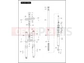 Harley-Davidson 2005 VRSC VRSCA V-ROD  - VRSCA FRONT FORK