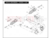 Harley-Davidson 2005 VRSC VRSCA V-ROD 98  - VRSCA 98 SHOCK ABSORBERS - HYDRAULIC
