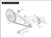 Harley-Davidson 2005 VRSC VRSCB V-ROD  - VRSCB BELT & SPROCKETS
