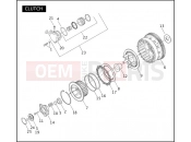 Harley-Davidson 2005 VRSC VRSCB V-ROD  - VRSCB CLUTCH