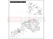 Harley-Davidson 2005 VRSC VRSCB V-ROD  - VRSCB WATER PUMP & THERMOSTAT