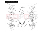 Harley-Davidson 2004 CVO/CUSTOM CVO SOFTAIL DEUCE  - FXSTDSE2 HANDLEBAR SWITCHES