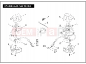 Harley-Davidson 2004 DYNA DYNA SUPER GLIDE  - FXD HANDLEBAR SWITCHES
