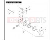 Harley-Davidson 2004 DYNA DYNA SUPER GLIDE SPORT  - FXDX FRONT TURN SIGNALS