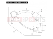 Harley-Davidson 2004 TOURING ROAD KING CLASSIC  - FLHRCI HARNESS, BANK ANGLE SENSOR