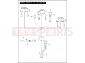 Harley-Davidson 2004 TOURING ELECTRA GLIDE CLASSIC  - FLHTC WIRING HARNESS - ULTRA SIDECAR